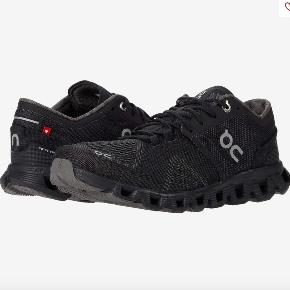 Women's On Cloud X ALL BLACK SIZE US 9.5